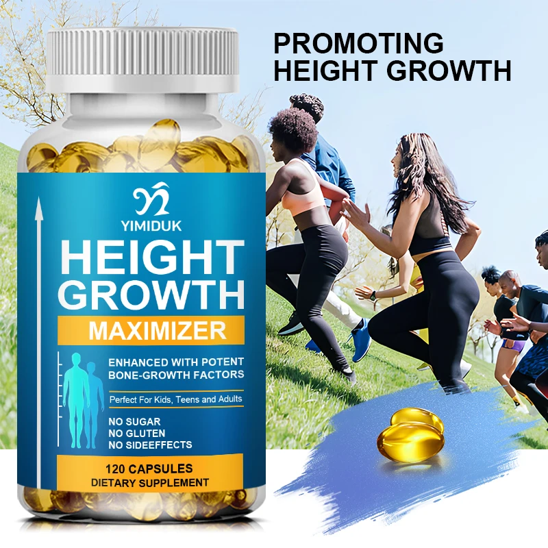 High-Quality Height Growth Agent -Natural Height Increase Capsules -Calcium-Containing Bone Growth Capsules