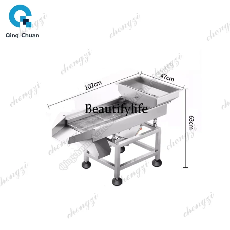 81 Linear Vibrating Screen Use in Industrial And Food For Melon Seed Grain Hardware Parts Tea Vibrating Screen