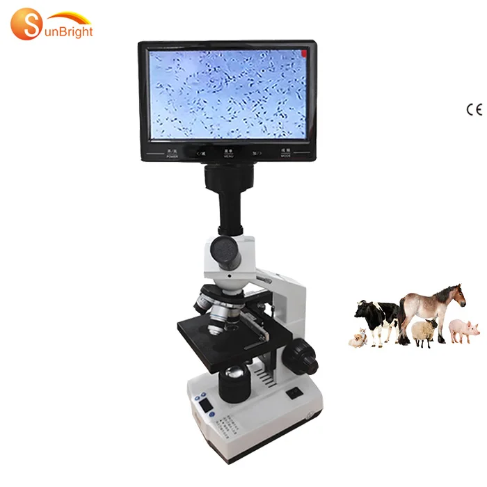 Medical Lab Veterinary Trinocular Biological Microscope for Vet use