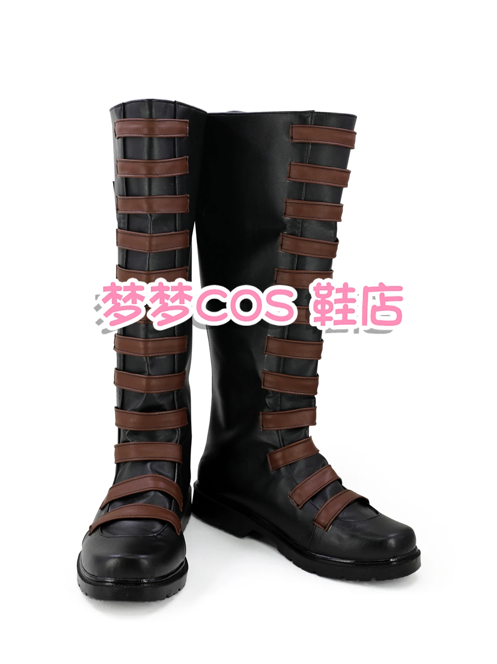 Anime X-MAN Neena Thurman Domino Cosplay Costume Shoes Handmade Boots