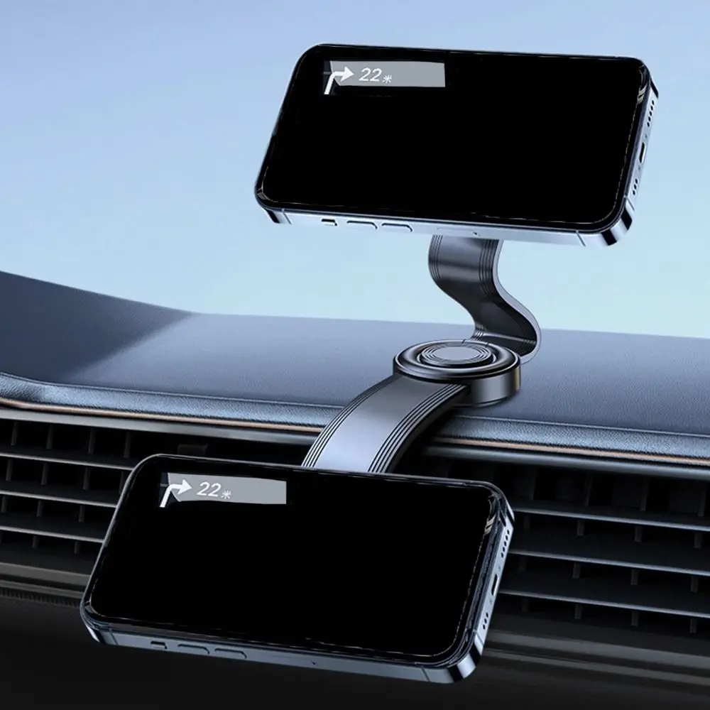 New 360°Rotation Magnetic Car Phone Holder Adjustable Arm Strong Magnet Magnet Car Mount Car Bracket for