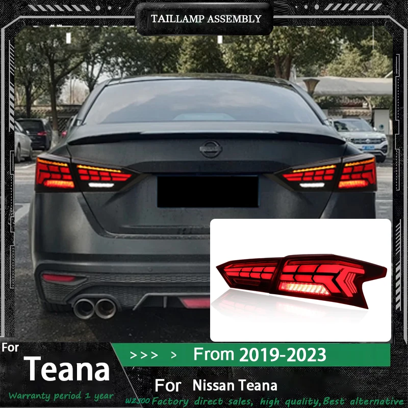 

Car Accessories for Nissan Teana Tail Light 2018-2023 Altima Taillight Rear DRL Fog Brake Turn Signal Reversing