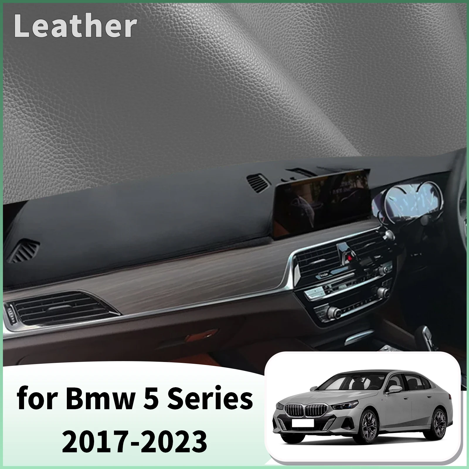 for Bmw 5 Series G30 G31 2017–2023 Dash Mat Dashboard Cover Universal Anti-Reflection Heat Insulation Sun Protection