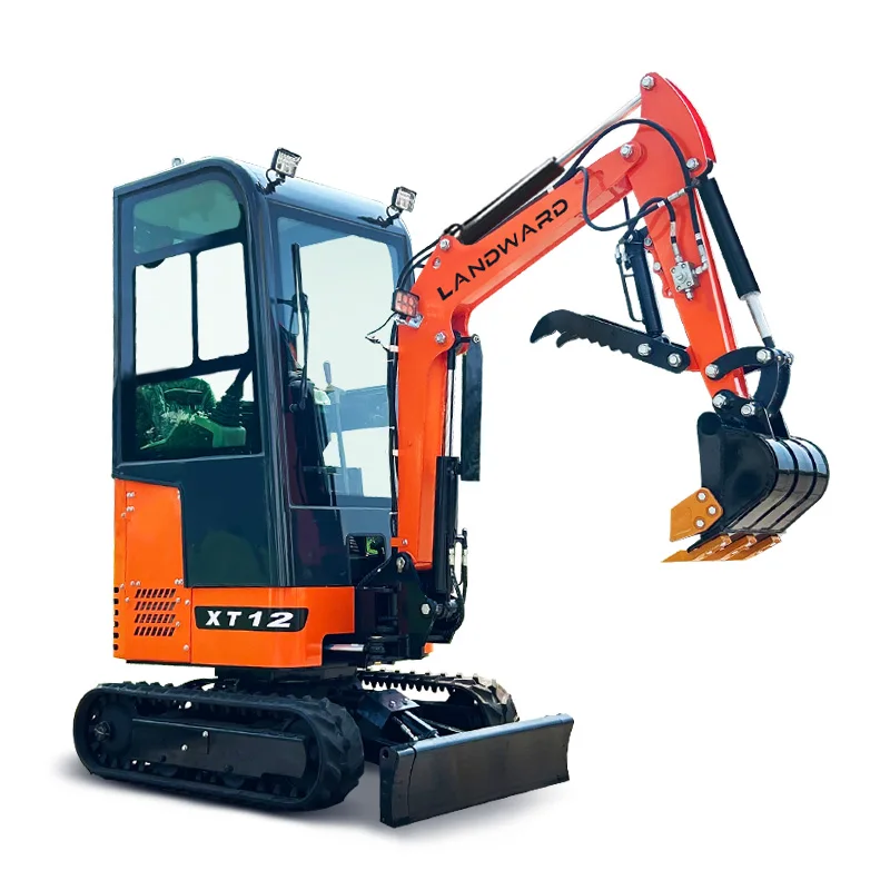 

China High Quality 1.2 Ton Small Excavator EPA Euro 5 Agricultural Diesel Bagger Crawler 1Ton Mini Digger Attachments Customized