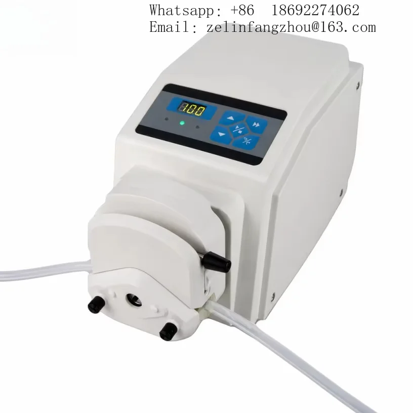BT100J YZ15 Peristaltic Pump Drive Head Set Variable Speed Digital Display Lab Dosing Liquid Dispenser Precision Tool