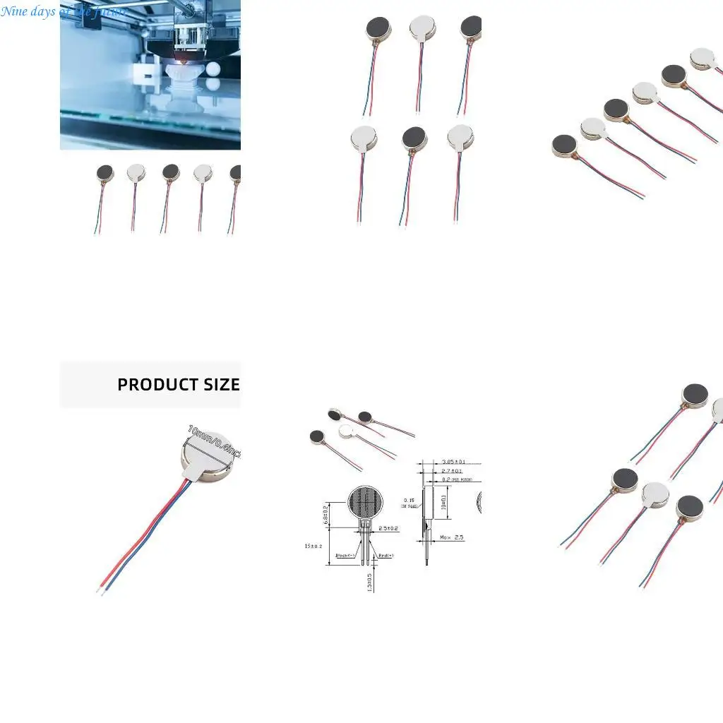 

6pcs Универсальность миниатюрных вибраторов двигатель для игрушечных сканеров.