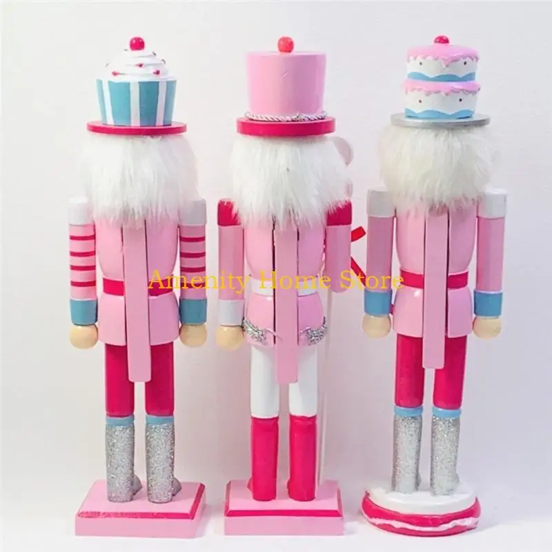 F26C 14 Inch Christmas Nutcracker Soldier for Shelves Tables Home 2023 New Year Gifts
