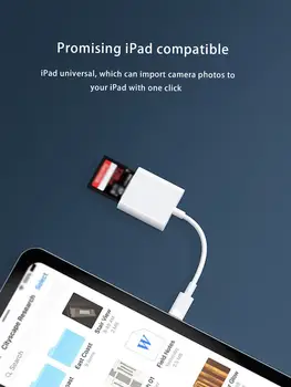 Enkeltrådig 2-i-1 multifunktionskortläsare, hög transmission, hållbar, lämplig för Apple-gränssnittskortläsare 10 best sales Common interface card - №2