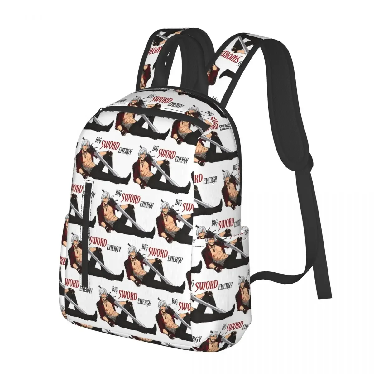 

Devil May Cry Big Sword Energy Student Backpack School Bag Hiking Travel Daypack for Men Women Fashion Bookbag Shoulder Bags