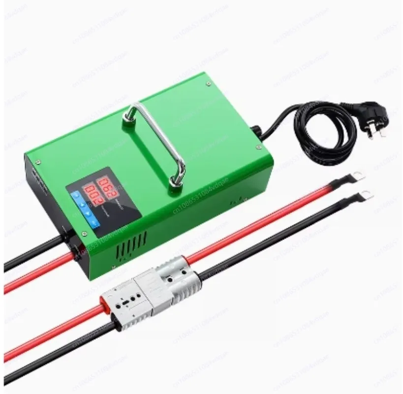 High-power lithium battery charger 12V24V universal RV truck ternary lithium iron phosphate universal digital display adjustable