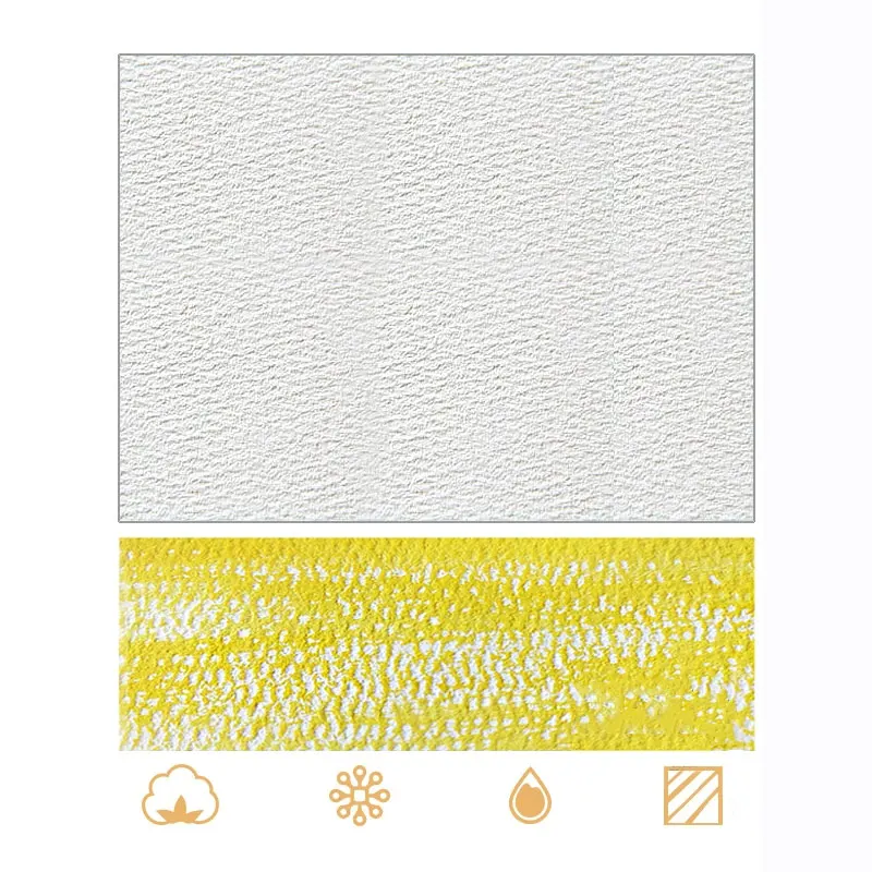 Aquarell-Papierblock, 19 x 13 Aquarellpapier, Zeichenpapierbuch für Künstlermalerei, Künstlerbedarf für Erwachsene und Kinder – Detail 7