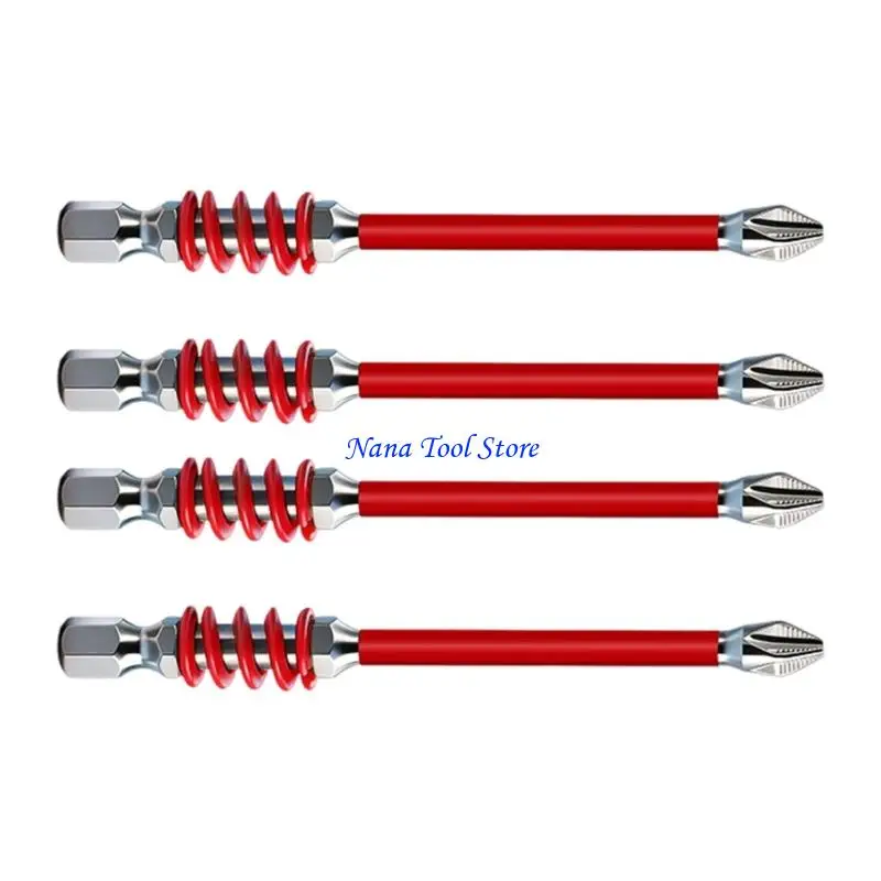 

31GJ Spring Loaded Hexagonal Shank Screwdriver Bit For Various Materials