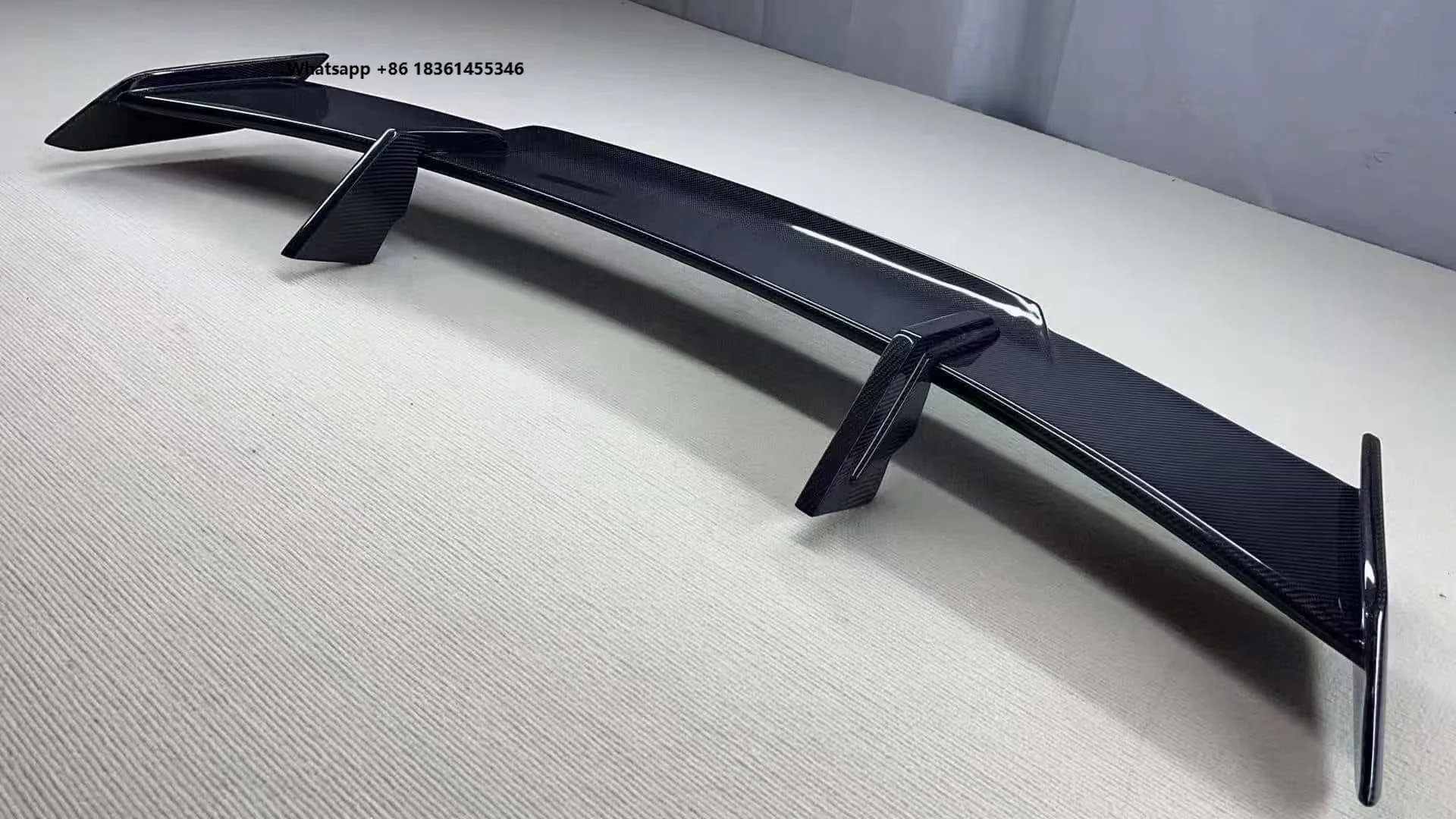 

For M3 G80 M4 G82 MP Style Rear Wing High Kick Trunk Spoiler