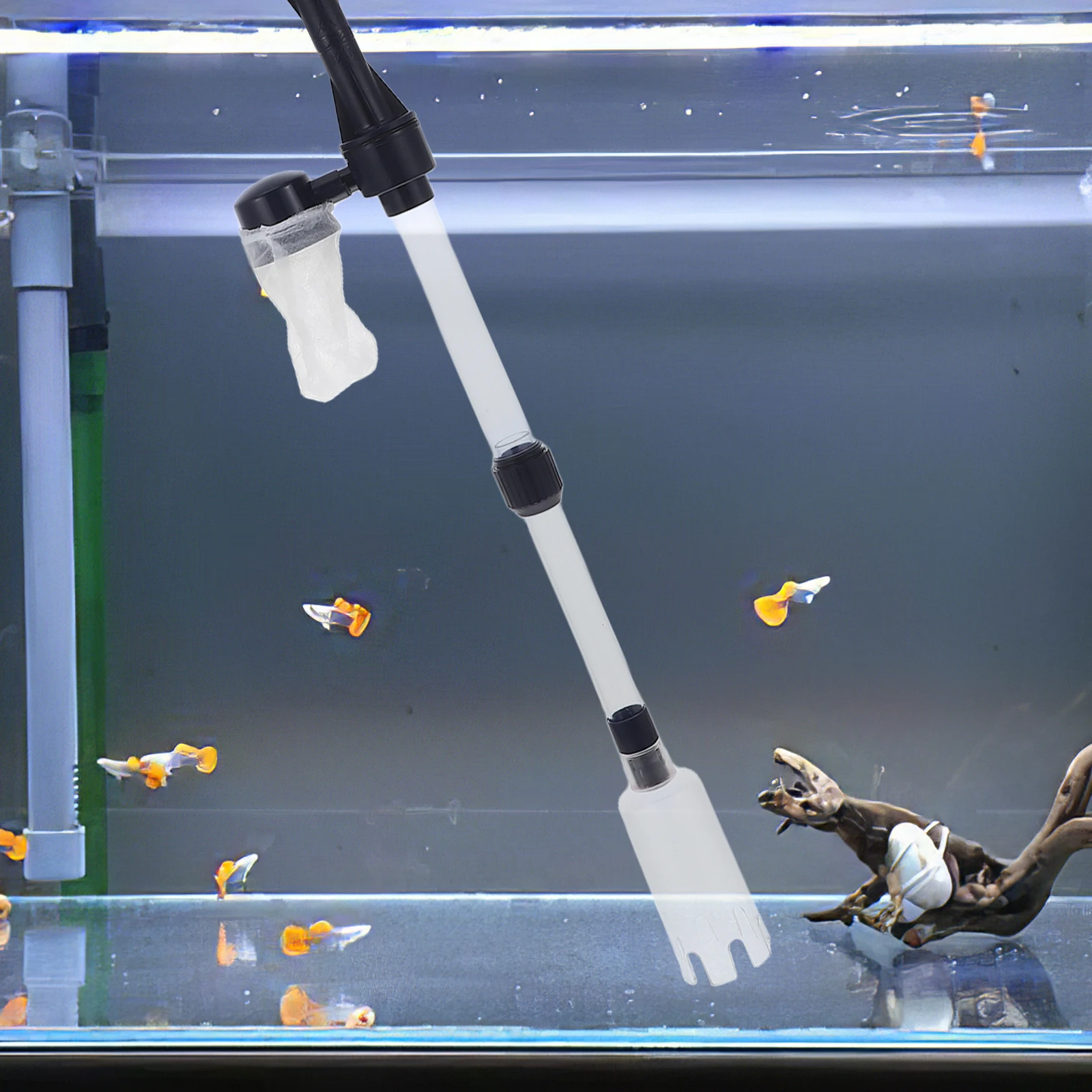 

Fish Tank Water Pump Aquarium Sand Cleaner Tank Cleaner Cleaning Kit Portable Suction Machine Pet Tools
