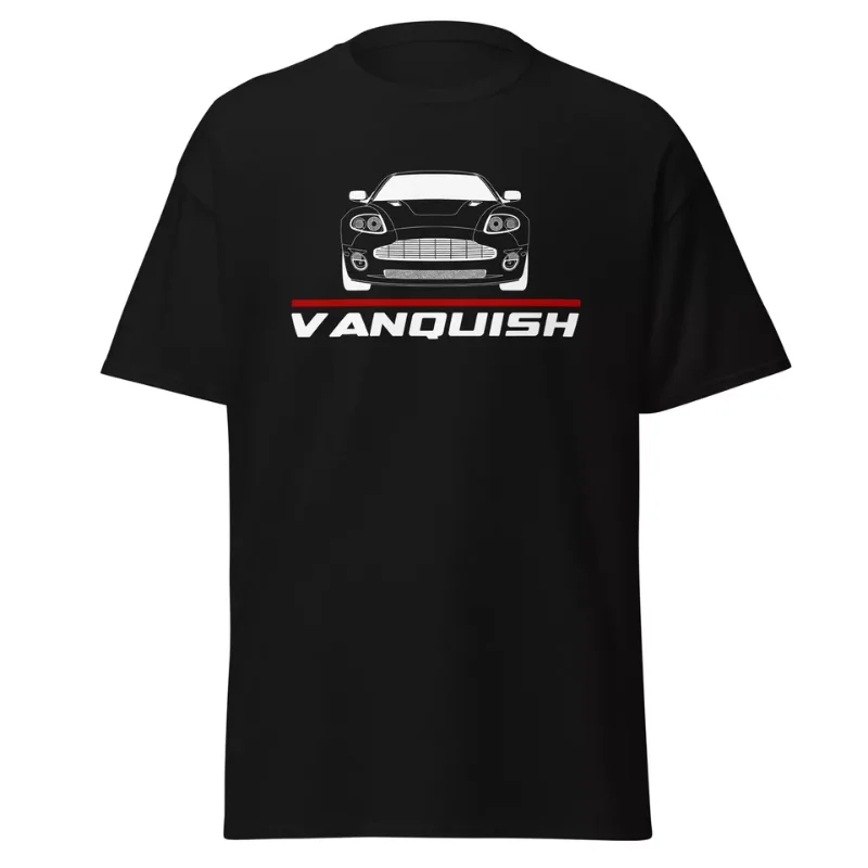 2024 Men T Shirt Casual Astons Martins Vanquish Car Fans T-shirt Graphic Summer Short Sleeves 100% Cotton S-3XL Cool Tee