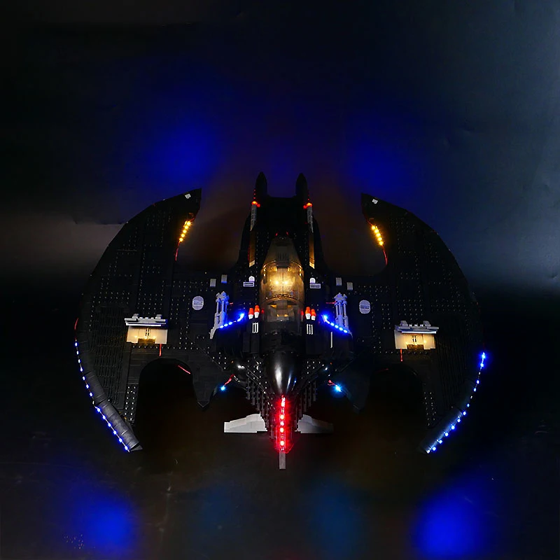 Premium-DIY-LED-Beleuchtungsset für Lego 76161 1989 Batwing (nur LED-Licht, ohne Blöcke Modell). Erhellen Sie Ihre Kreationen