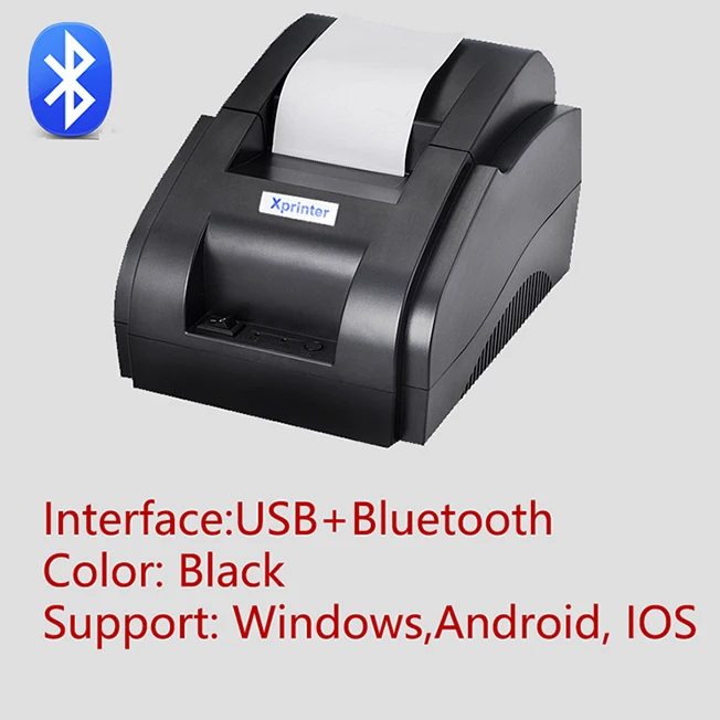 58mm Hand printer Phone printer Portable printer mini printer Bluetooth Wireless Receipt Printer Free 2 year Warranty