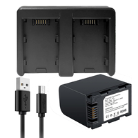 4500mAh NPX-108 Rechargeable Battery Pack/ Dual Fixed Travel Charger for V18 V22 V25 RX100 RX200  video camera Camcorders