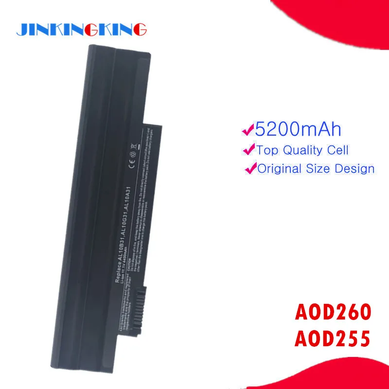 

AL10B31 Laptop Battery for Acer Aspire One 522 722 AOD255 D255 D255E D257 D257E D260 D270 E100 AL10A31 AL10G31