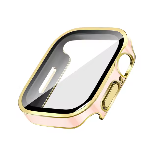Glass+Case For Apple Watch 42 46mm 45mm 41 49 44mm 40 mm straight edge Screen Protector Cover Case iWatch SE 6 7 8 9 10 11 Ultra - Image 29