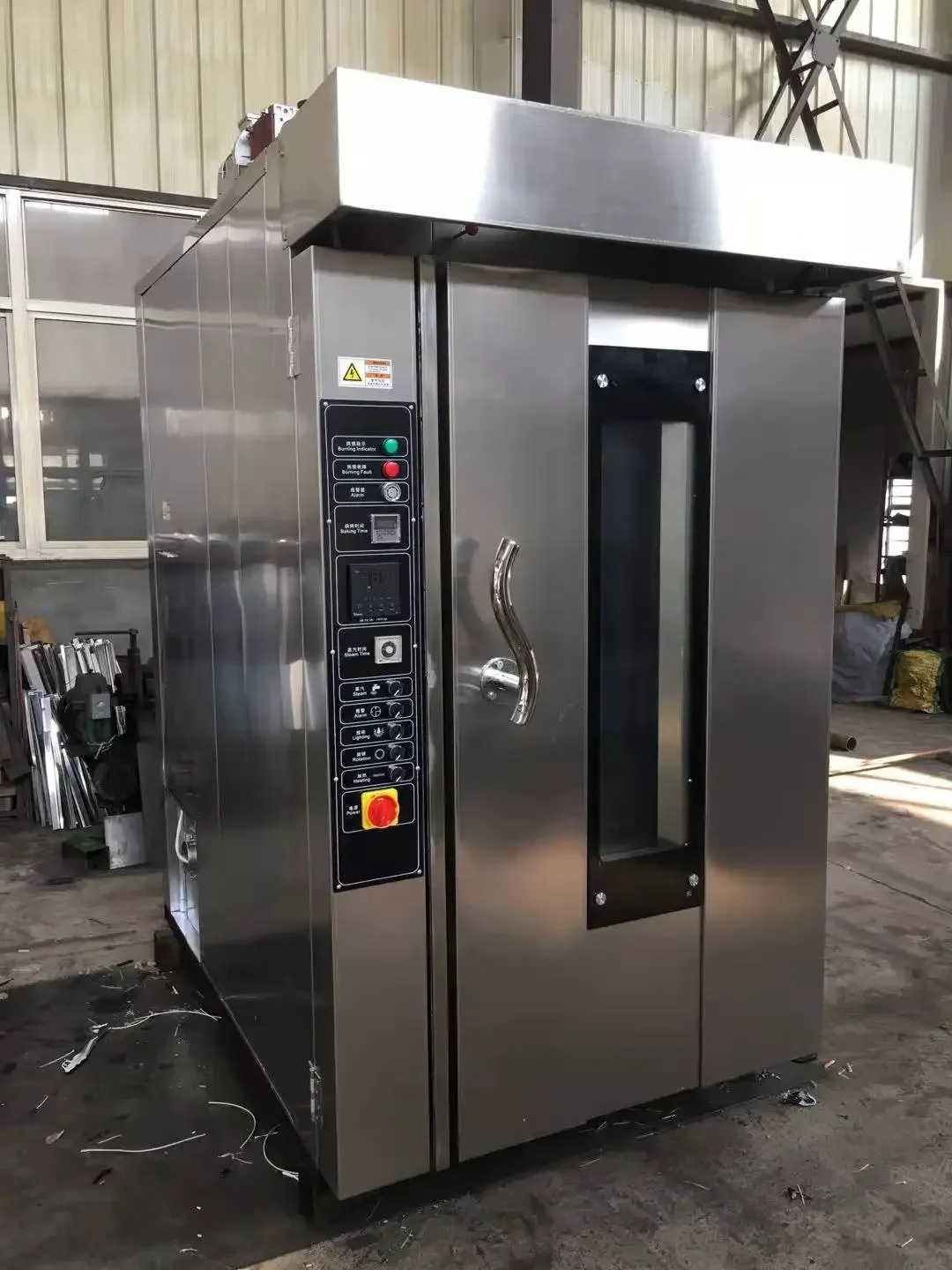 64 Trays Large Size Industrial Baking Equipment Bakery Bread Making Machine 64 Trays Rotary Oven