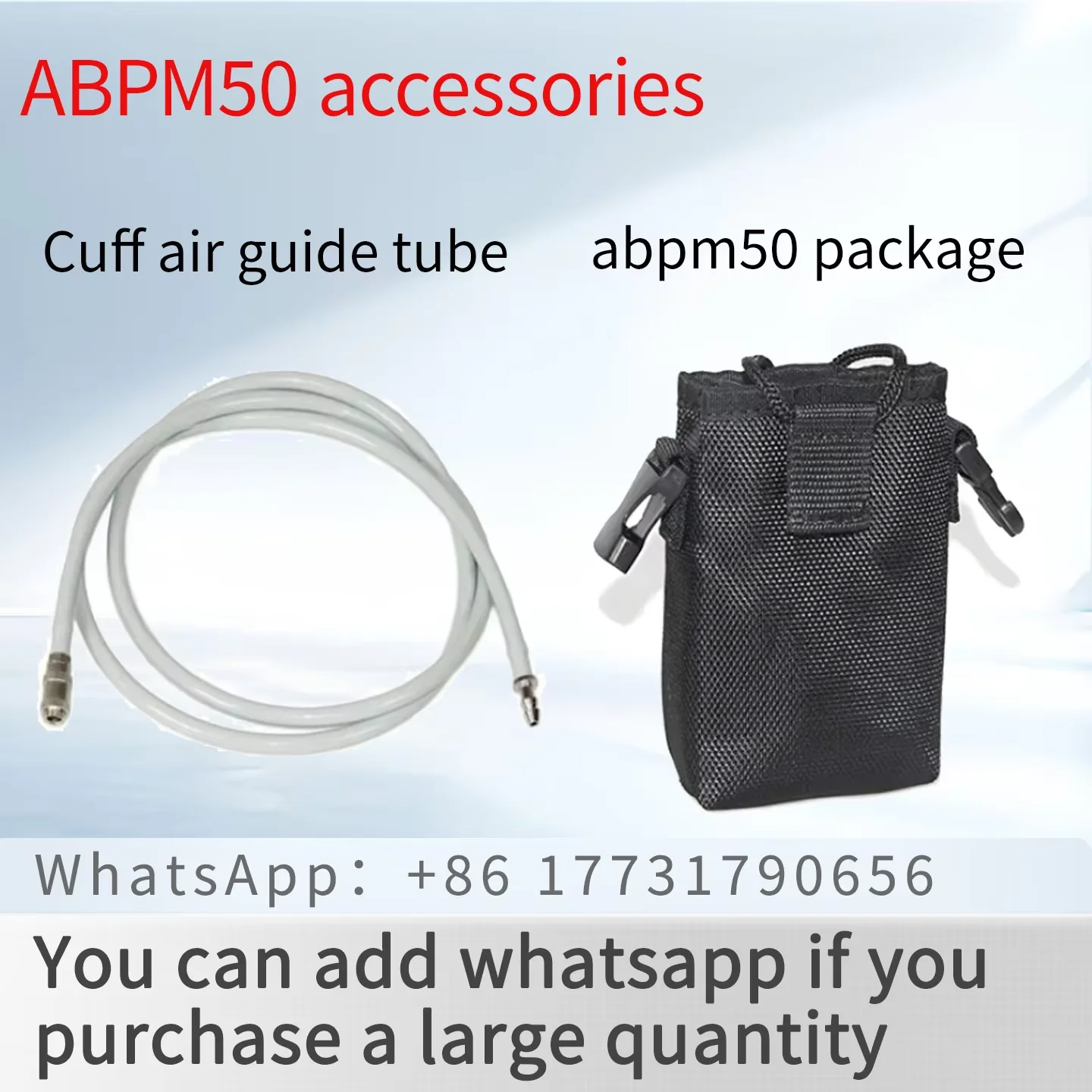 CONTEC Original Factory Product  ABPM50 Xtend Tube With Metal Connector Backpack Bag 1/5/10/20/30/50 pcs for choice