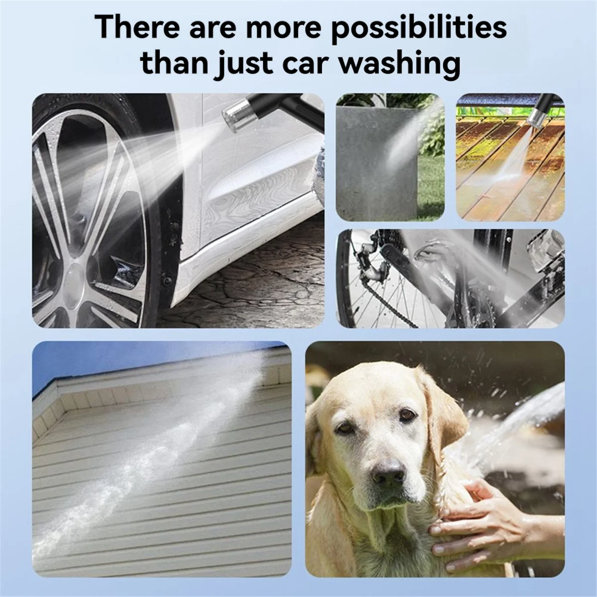 A83Z Mini Water Portable High Pressure Car Washer Nozzle Car Washing Tools Washing Tools for Car/Home High Pressure