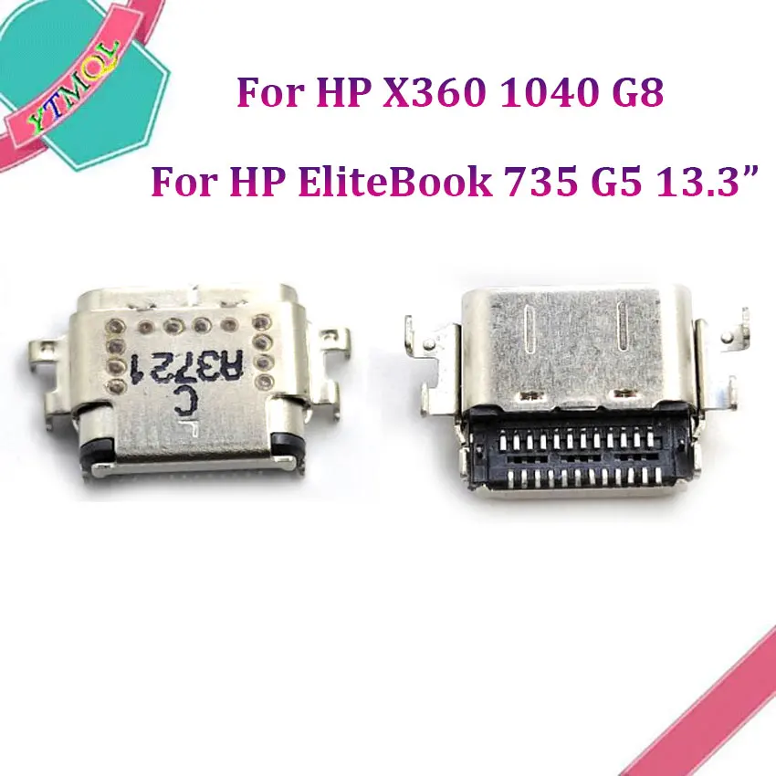 For HP HP EliteBook 735 G5 13.3 dpi X360 1040 G8 Laptop Connector Socket DC Jack USB 3.1 Type-C Type-C USB3.1 Charging Port