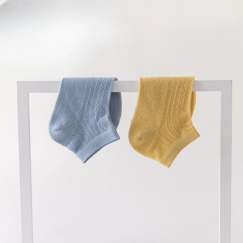 【10 Pairs】Low Tube Socks Women's Spring, Autumn，Summer Cotton Simple Solid Color Breathable Sweat-absorbing Deodorant Versatile