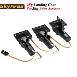 25g Mini carrello di atterraggio retrattile Digital Servoless Metal Electronic per 2kg RC Fixed-Wing KTK SU27 KT Board Aircraft Part