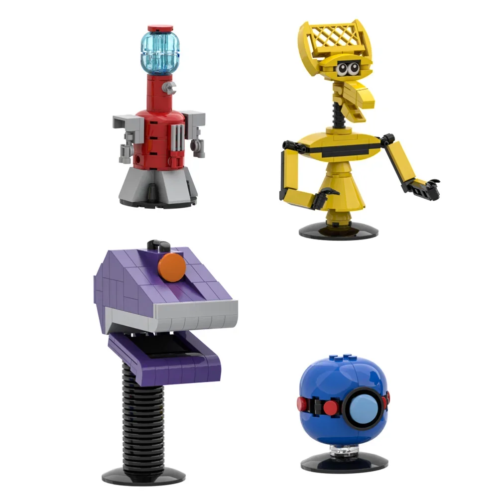 Gobricks MOC Movie Action Figure MST3K Mystery Science Theaters 3000 Building Blocks Model Mad Scientist Bricks Toy Kids Gift