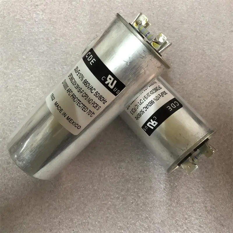 

Совершенно новый американский CDE 306K 30UF660VAC сильноточный высоковольтный масляный фильтр емкостный 50*125 мм