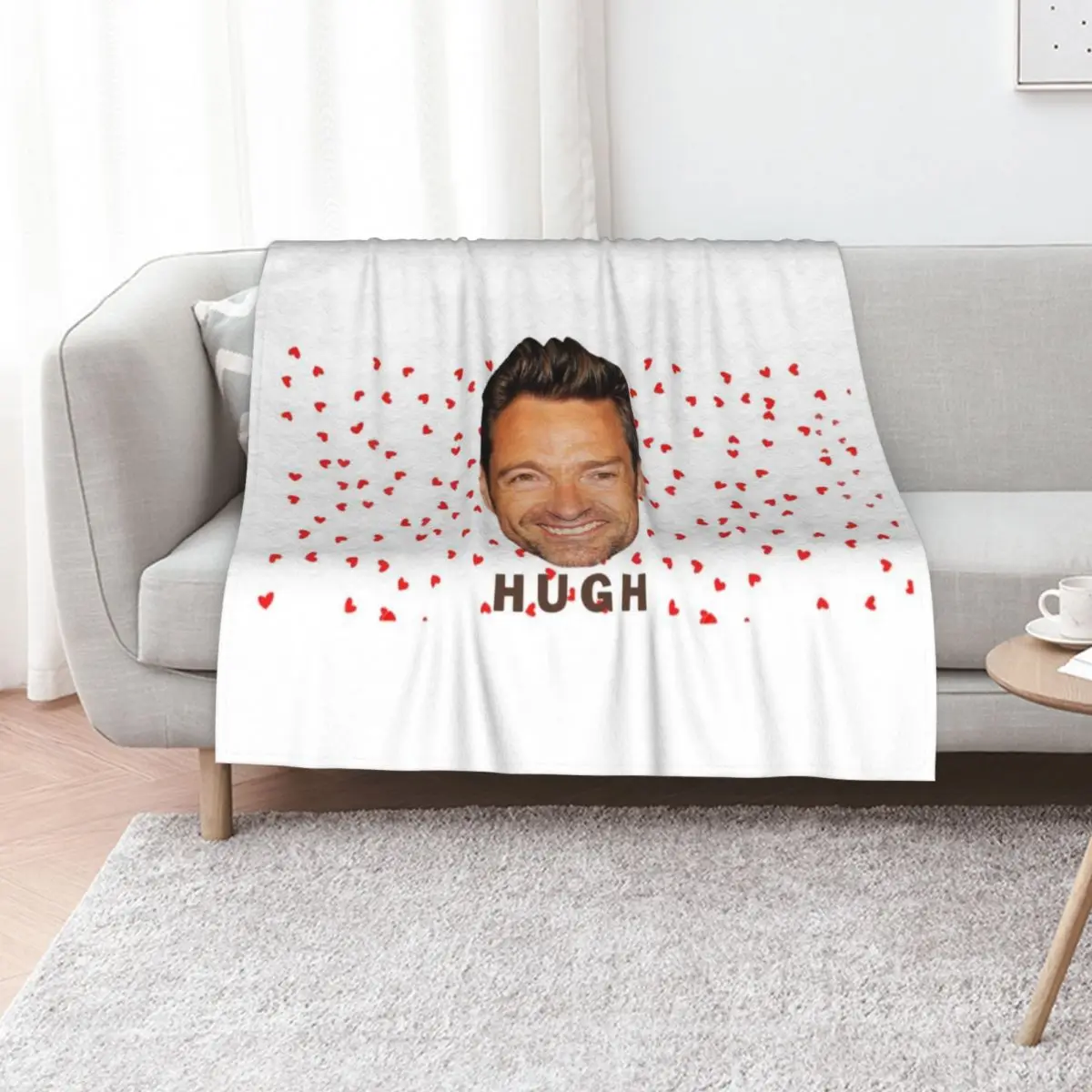 

Hugh 3 Throw Blanket wednesday Shaggy Luxury Throw cosplay anime Blankets