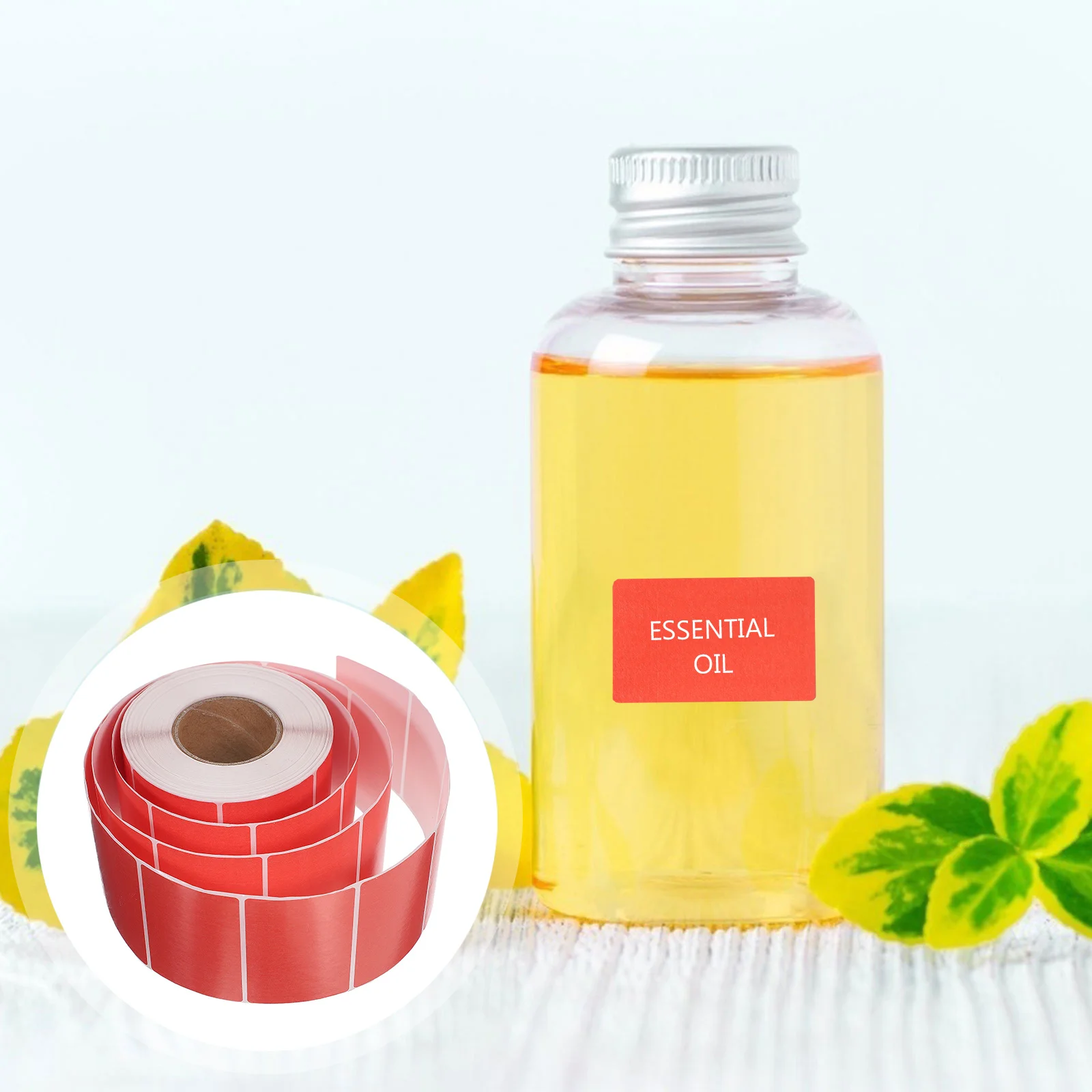 Colorful Thermal Sticker Paper Waterproof Blank Labels For Office Kitchen Milk Tea Shop Folder Label Organizer Self