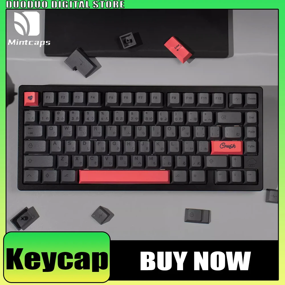 Mintcaps Keycaps PBT Material Cherry High-end Customized For ATK AULA Keycaps Mechanical Keyboard PC Gamer Accessories Office