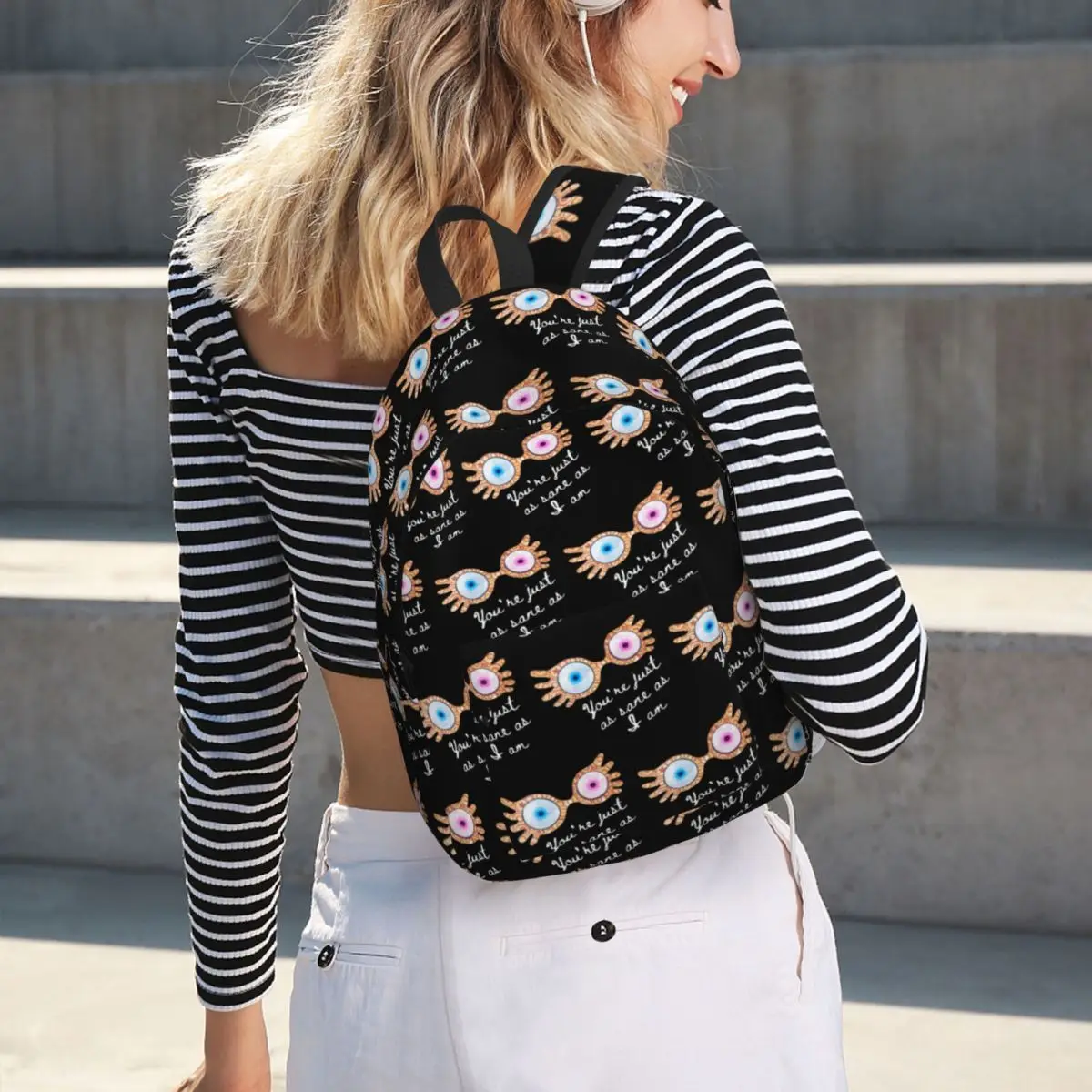 You_re Just As Sane As I Am - Luna Lovegood Backpack Hot Sale Daypack Children BookBag School Bag Shoulder Bags for Men Women
