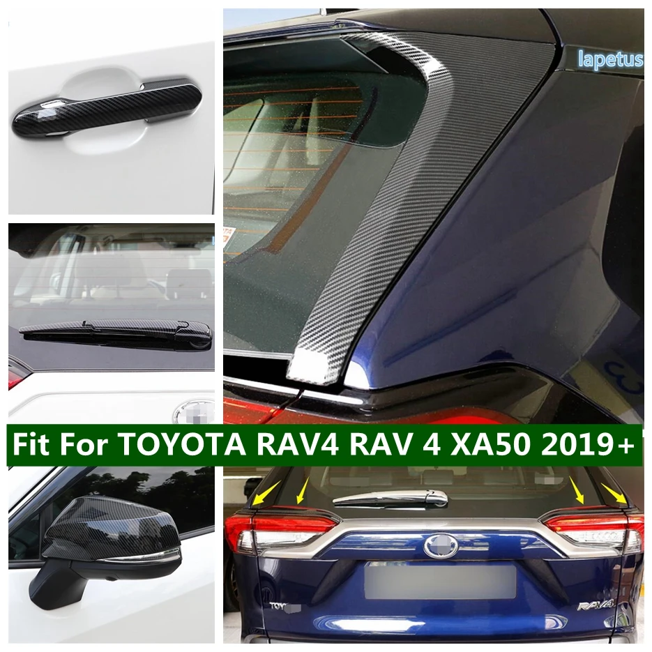 

Rear Tail Light Lamp Eyelid Window Wiper Arm Blade Door Handle Rearview Mirror Cap Cover Trim For TOYOTA RAV4 XA50 2019 - 2024