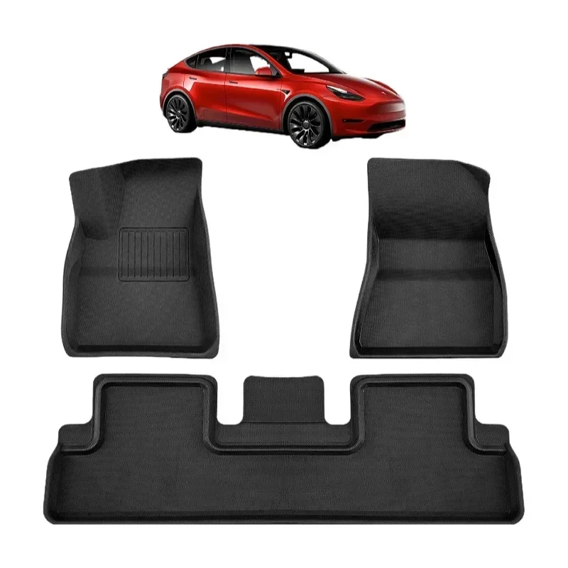 

High Quality 3pcs XPE Material Car Floor Mats For Anti-wear Anti-slip Waterproof Car Accessories Floor Mats