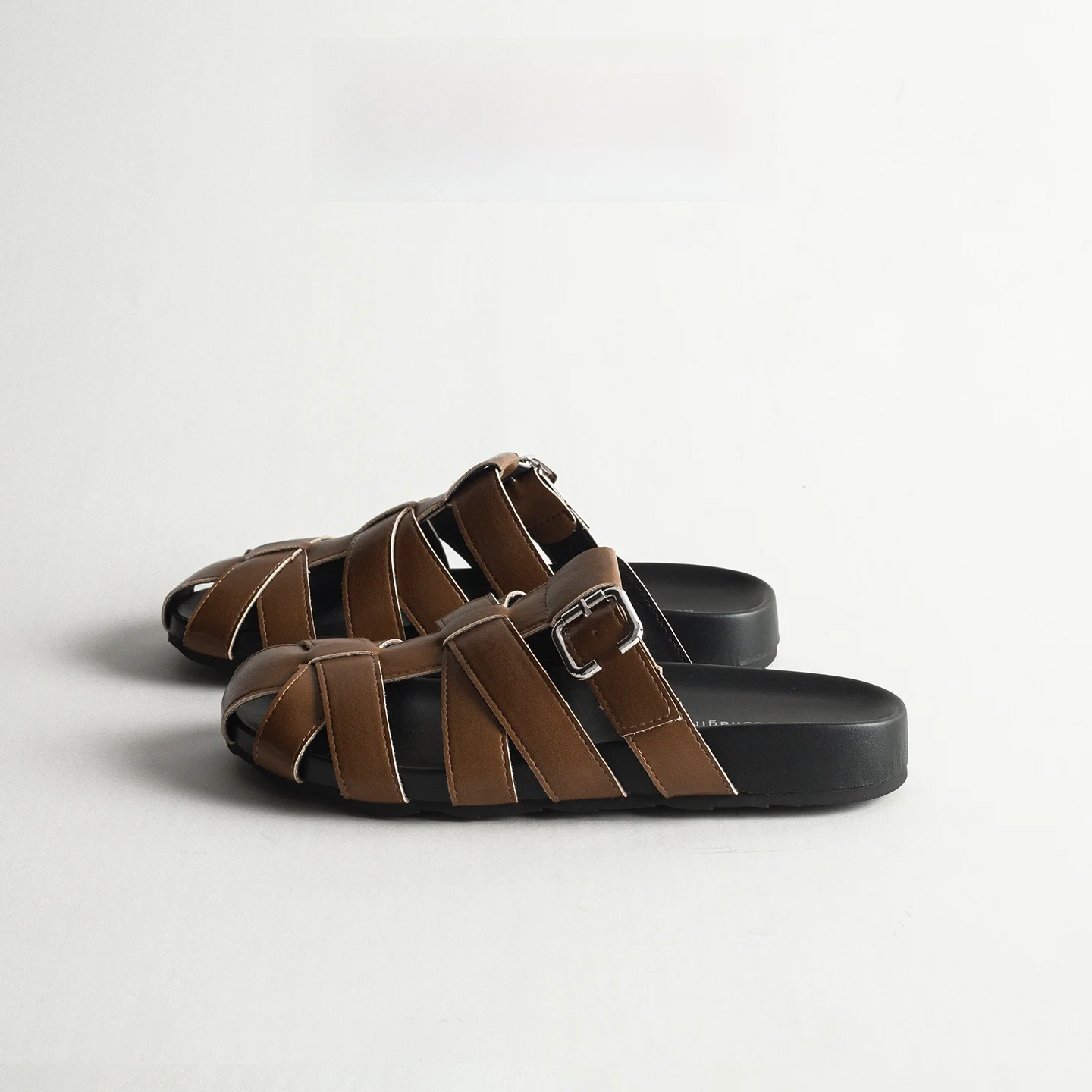 retro-woven-thick-bottom-toe-covering-semi-slippers-women-summer-outdoor-versatile-hollow-out-breathable-lazy-beach-sandals