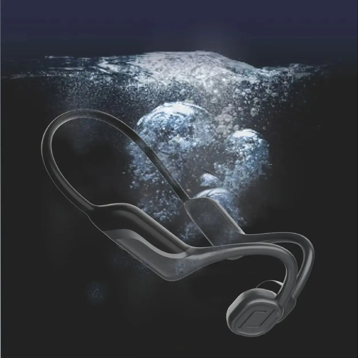 

IP68 Deep Waterproof Swimming Earphones Bone Conduction Sports Wireless Bluetooth Headphones Long Battery Life Supports MP3