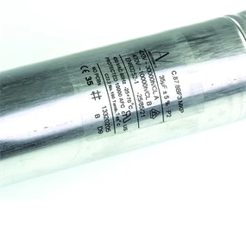 Imported aluminum shell starter capacitor AV Arcotronics C.87.8BF3 MKP 35UF 425V-475V