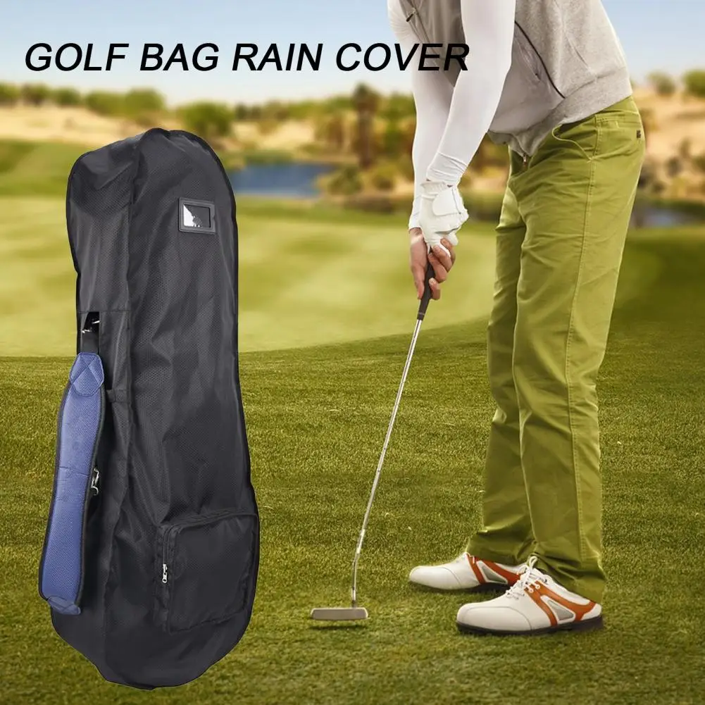 Golf Bag Protector Waterproof Oxford Cloth Golf Bag Rain Cover Dust Sun Waterproof Shield Golf Club Bag Rain Cover