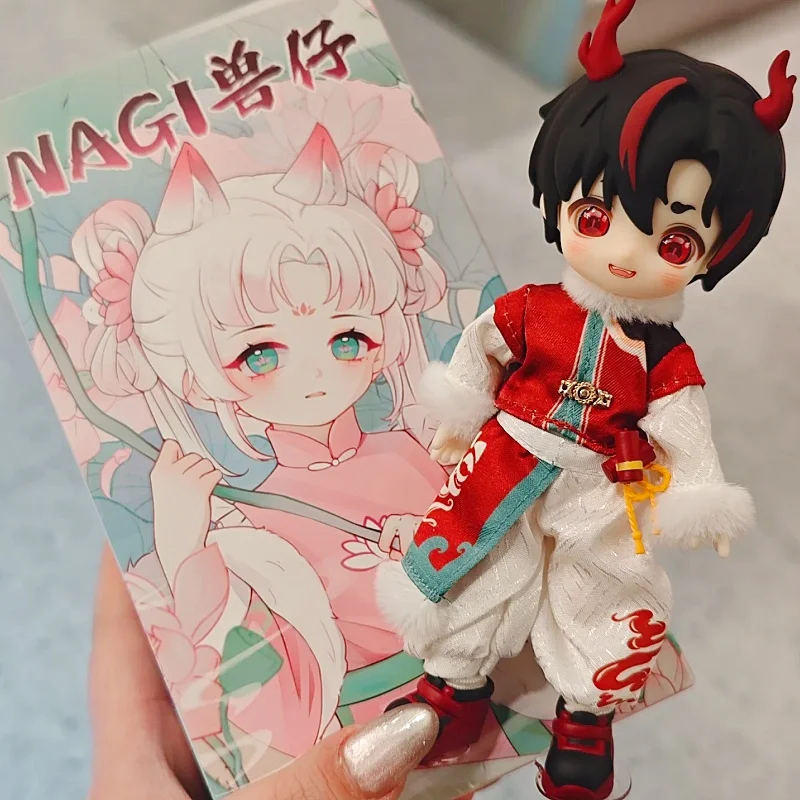 

New Original Nagi 4 Exchange The Untrammeled Traveler Series Ob11 1/12 Bjd Blind Box Caixa Caja Girls Dolls Boys Decoration Gift