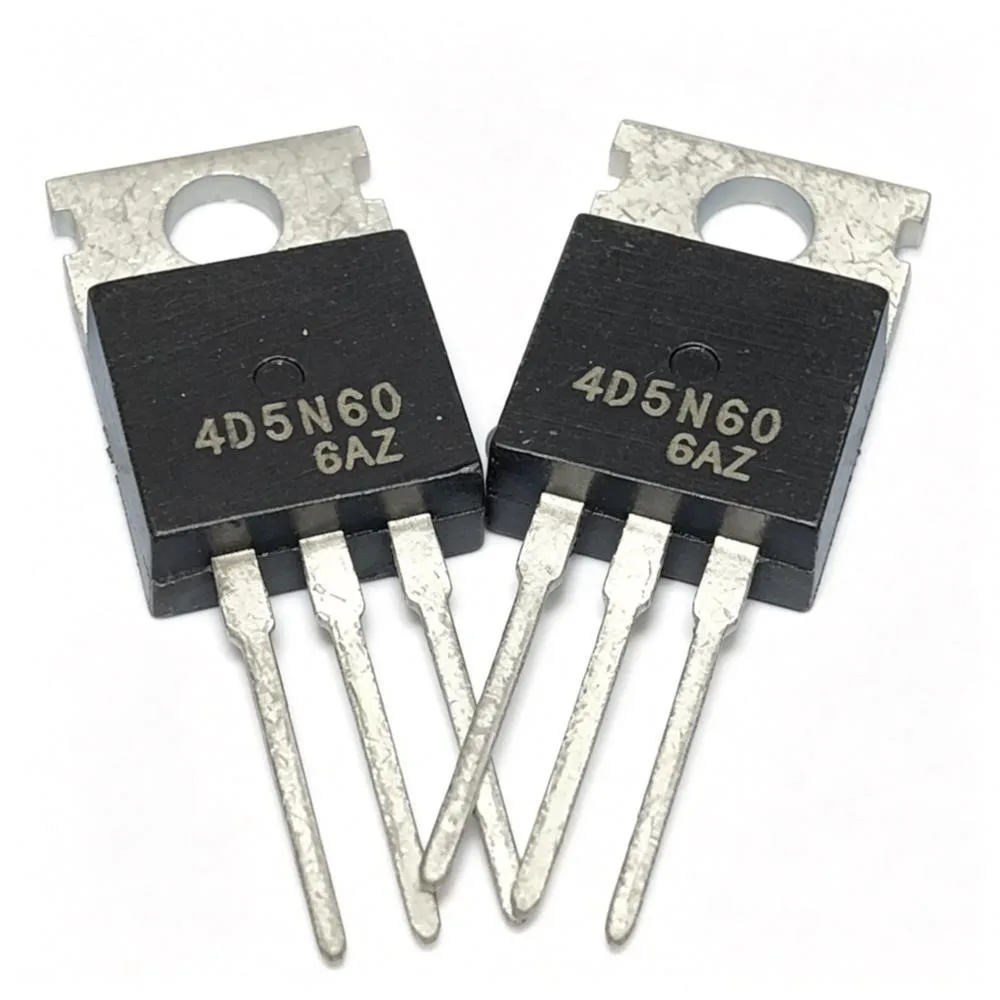 5PCS 4D5N60 KHB4D5N60 600V 4.5A MJE13006 300V 8A K1400A 2SK1400A 300V 7A RFP45N06 60V 45A FEP16CT 150V 16A RURP3020 200V 30A