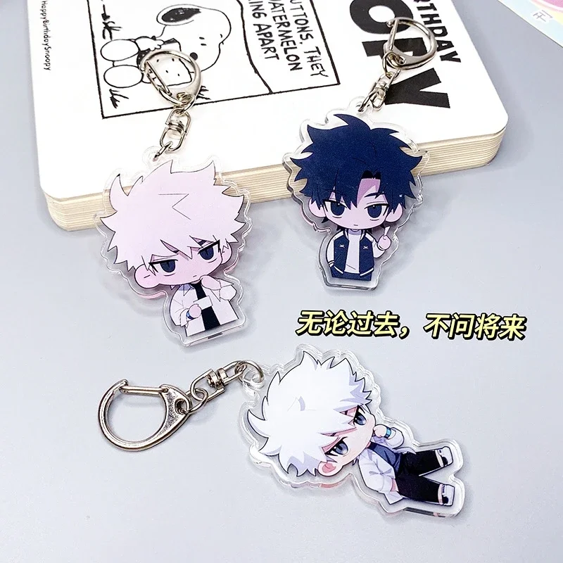 Anime Link Click Lucas Charles Jo Cosplay Acrylic Keychain Cute Schoolbag Pendant High Appearance Level Delicacy Cartoon Ambitus