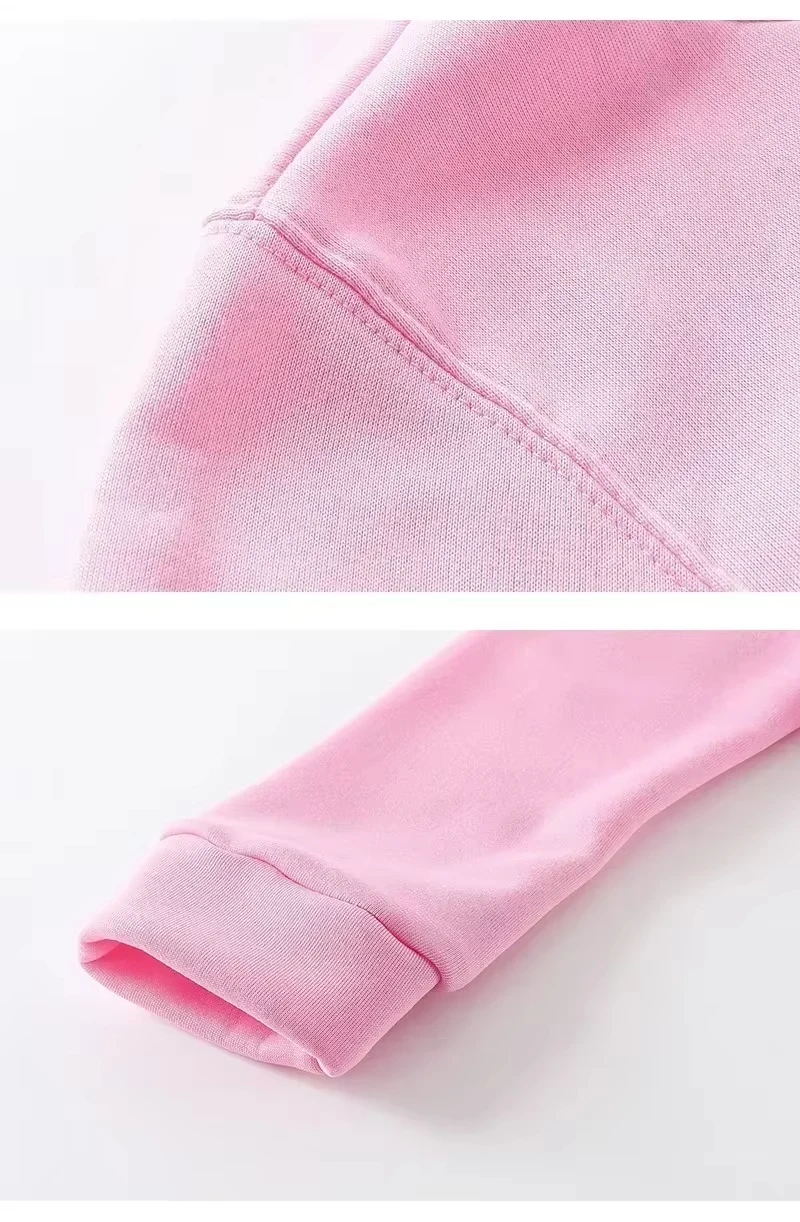 Hoodie Europa und Amerika Sweatshirts für Damen New York Letter y2k Herbst Winter Lässiger Langarm-Pullover mit Taschen – Detail 13