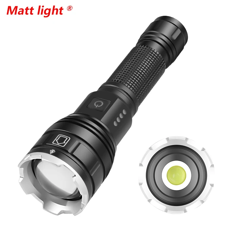 XHP70 Self Defense Flashlight Aluminum Camping Rechargeable Lamps Electric Teaser Personal Defense Lantern 18650 Led Work Light