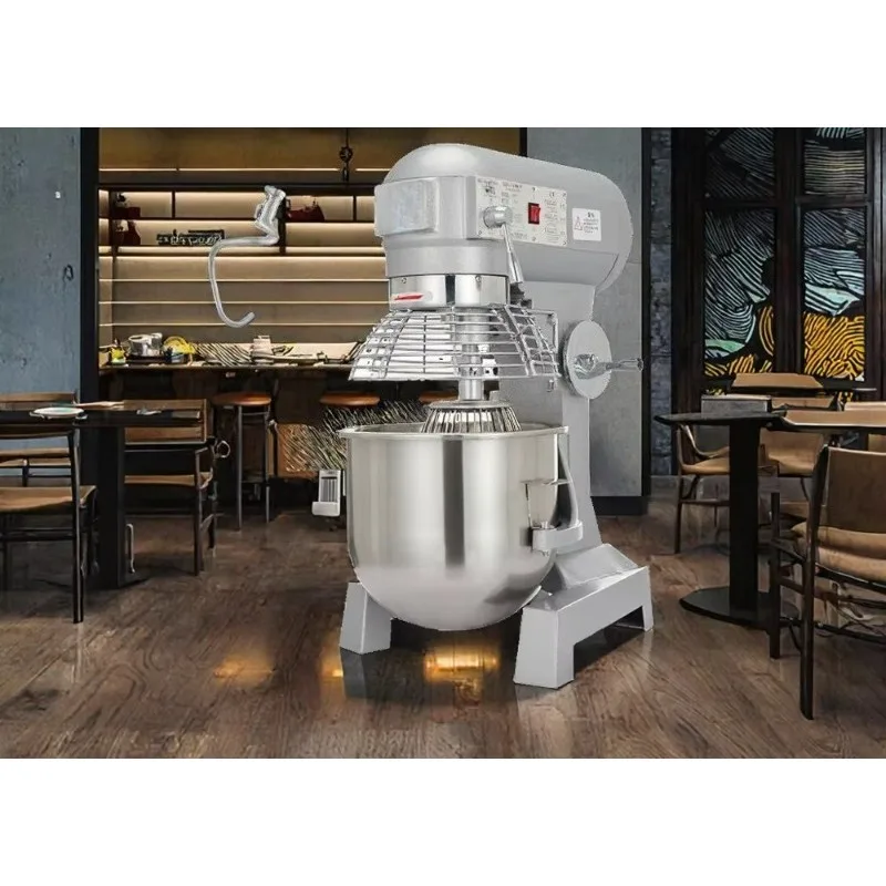 New Food Mixing Dough Mixer 30L Stainless Steel Planetary Mixers for Corn Nuts Flour Cake Dough Baking Equipment