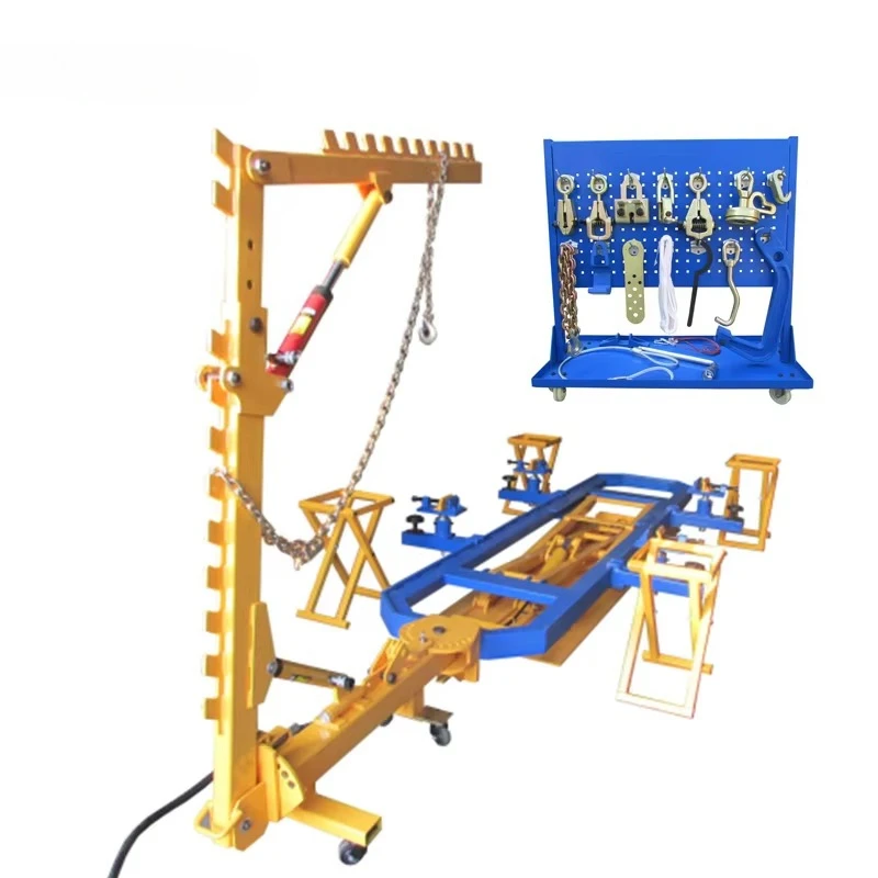 

Continental car body collision repair frame machine