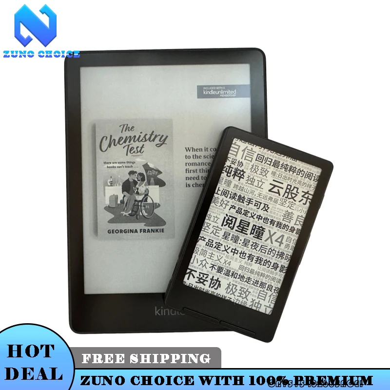 Lector de Libros Electrónicos Zuno XTEINK X4 con Pantalla de Tinta Electrónica, Magnético, Ligero, 4.3 Pulgadas, 220ppi, Portátil, Ultrafino, 650mAh, 16GB